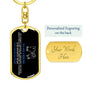 To My Friend | Fate Brought Us Together | Dog Tag Swivel Keychain - ALL4THEGIFTOFIT