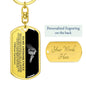 To My Awesome Uncle | Always In My Heart | Swivel Dog Tag Keychain - ALL4THEGIFTOFIT