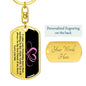 Best Friend of My Heart | Pink | Dog Tag Swivel Keychain - ALL4THEGIFTOFIT