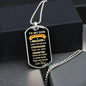 To My Son | You are Braver Than You Believe - Dad | Dog Tag - ALL4THEGIFTOFIT