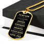 To My Son | Always Remember - Love, Dad | Dog Tag - ALL4THEGIFTOFIT