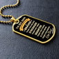 To My Son | You are Braver Than You Believe - Dad | Dog Tag - ALL4THEGIFTOFIT