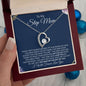 To My Step Mom | Life Gave Me the Gift of You | Forever Love Necklace - Gift for Mother's Day, Birthdays, Holidays - ALL4THEGIFTOFIT