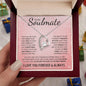 To My Soulmate | You Were My Missing Piece | Forever Love Necklace - Gift for Wife, Fiance, Girlfriend - ALL4THEGIFTOFIT