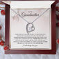 To My Grandmother | Life Gave Me The Gift Of You | Forever Love Necklace - Gift for Mother's Day. Birthday, Holidays - ALL4THEGIFTOFIT