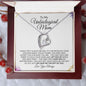 To My Unbiological Mom | Life Gave Me the Gift of You | Forever Love Necklace - ALL4THEGIFTOFIT