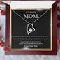 To My Beautiful Mom | Forever and Always - Son | Forever Love Necklace - Gift for Mother's Day, Birthday, Holidays - ALL4THEGIFTOFIT