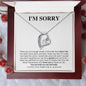 I'm Sorry | You are Truly My One and Only | forever Love Necklace - Gift for Wife, Soulmate, Fiancée, Girlfriend - ALL4THEGIFTOFIT