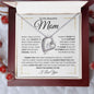 To My Beautiful Mom - You Mean The World To Me | Forever Love Necklace - ALL4THEGIFTOFIT