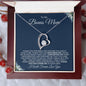 To My Bonus Mom | Thank You For Loving Me | Forever Love Necklace | Gift for Mother's Day, Birthdays, Holidays - ALL4THEGIFTOFIT