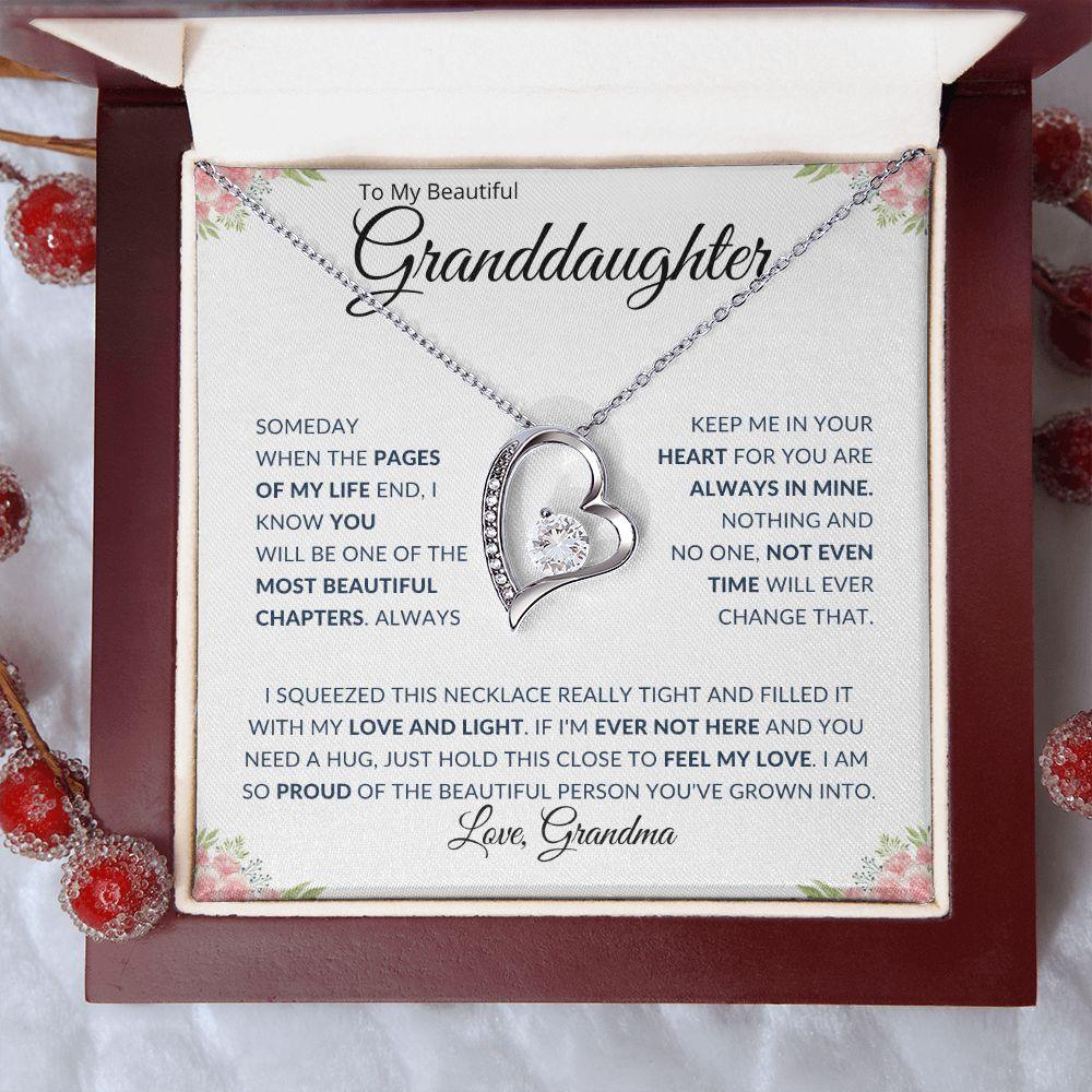 To My Beautiful Granddaughter | Always in My Heart | Love Grandma - ALL4THEGIFTOFIT