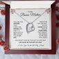 To My Bonus Mother | Life Gave Me the Gift of You | Forever Love Necklace - Gift for Mother's Day, Birthdays, Holidays - ALL4THEGIFTOFIT