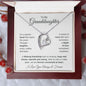 To My Granddaughter | Forever Connected at Heart | Forever Love Necklace - Gift for Birthday, Holidays, Just Because - ALL4THEGIFTOFIT