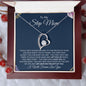To My Step Mom | Life Gave Me the Gift of You | Forever Love Necklace - Gift for Mother's Day, Birthdays, Holidays - ALL4THEGIFTOFIT