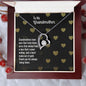 To My Grandmother | Heart of Gold | Forever Love Necklace - Gift for Mother's Day, Birthdays, Holidays, Just Because - ALL4THEGIFTOFIT