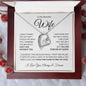 To My Beautiful Wife | Forever My Queen | Forever Love Necklace - Gift for Soulmate - ALL4THEGIFTOFIT