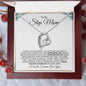 To My Step Mom | Thank You for Loving Me | Forever Love Necklace - Gift for Mother's Day, Birthdays, Holidays - ALL4THEGIFTOFIT