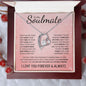 To My Soulmate | You Were My Missing Piece | Forever Love Necklace - Gift for Wife, Fiance, Girlfriend - ALL4THEGIFTOFIT