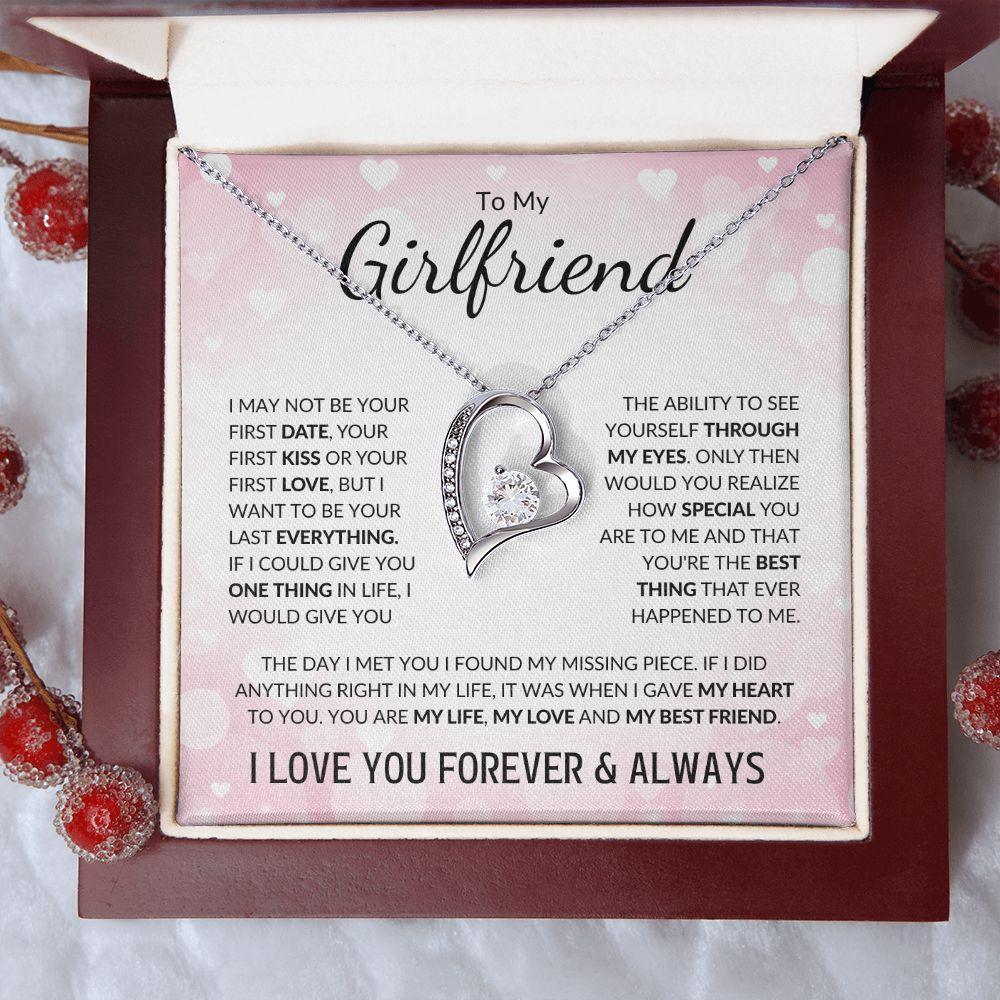 To My Girlfriend | My Love & My Best Friend | Forever Love Necklace - ALL4THEGIFTOFIT