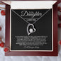 To My Daughter | You are Strong and Confident | Forever Love Necklace - ALL4THEGIFTOFIT