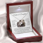 Mother & Daughter | Forever Connected At Heart | Forever Love Necklace - ALL4THEGIFTOFIT