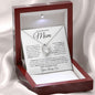 To My Beautiful Mom | You Mean The World To Me - Loving Son | Forever Love Necklace - ALL4THEGIFTOFIT