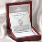 To The Best Mother-In-Law | Lucky and Blessed | Forever Love Necklace - Gift for Mother's Day, Wedding, Birthday, Holidays - ALL4THEGIFTOFIT