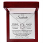 To My SOULMATE | My Life, My Love, My Everything | Forever Love Necklace - Gift for Wife, Fiancee, Girlfriend - ALL4THEGIFTOFIT