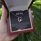 To My Beautiful Mom | Forever and Always - Son | Forever Love Necklace - Gift for Mother's Day, Birthday, Holidays - ALL4THEGIFTOFIT