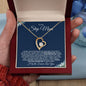 To My Step Mom | Thank You for Loving Me | Forever Love Necklace - Gift for Mother's Day, Birthdays, Holidays - ALL4THEGIFTOFIT