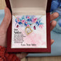 Dear Sister | Connected by the Heart | Forever Love Necklace | Gift for Mother's Day, Birthdays, Holidays, Just Because - ALL4THEGIFTOFIT