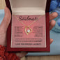 To My Soulmate | You Were My Missing Piece | Forever Love Necklace - Gift for Wife, Fiance, Girlfriend - ALL4THEGIFTOFIT