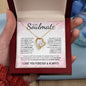 To My Soulmate | Through My Eyes | Forever Love Necklace - Gift for Wife, Fiance, Girlfriend - ALL4THEGIFTOFIT