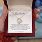 To My Grandmother | Life Gave Me The Gift Of You | Forever Love Necklace - Gift for Mother's Day. Birthday, Holidays - ALL4THEGIFTOFIT