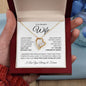 To My Beautiful Wife | Forever My Queen | Forever Love Necklace - Gift for Soulmate - ALL4THEGIFTOFIT