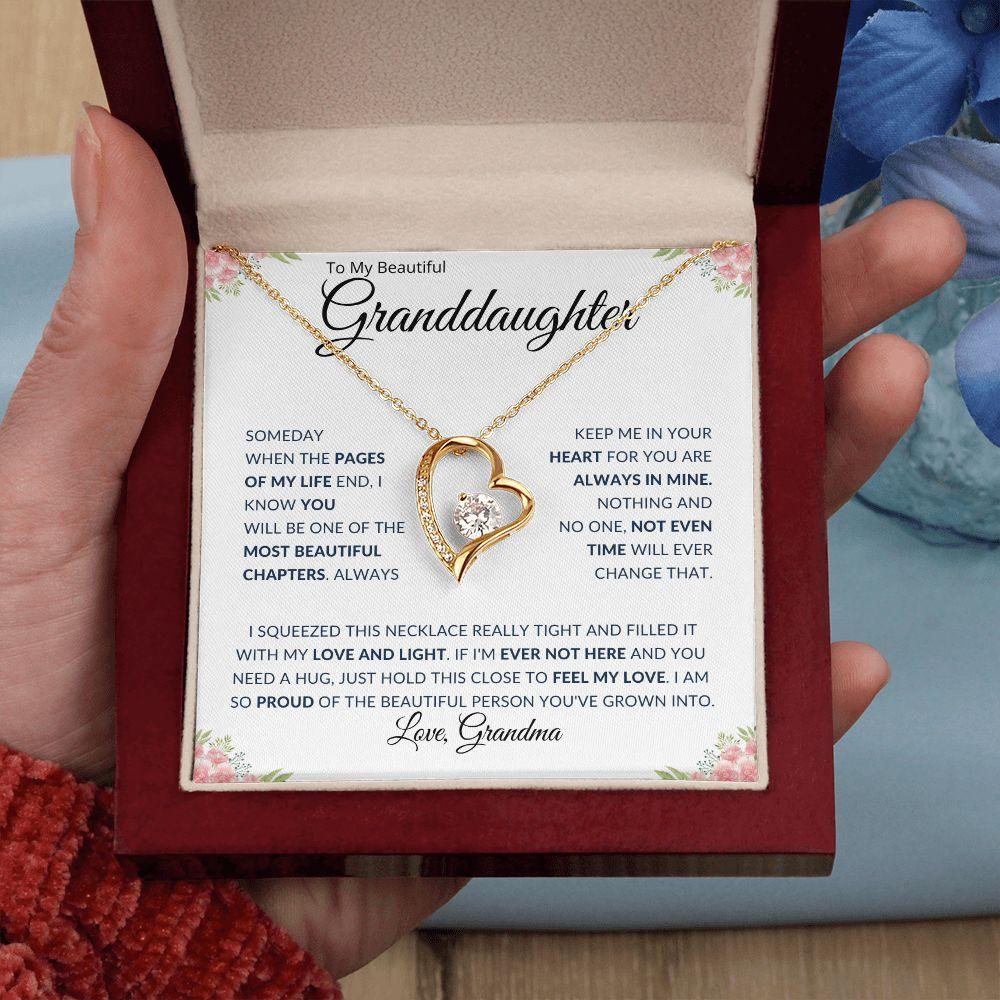 To My Beautiful Granddaughter | Always in My Heart | Love Grandma - ALL4THEGIFTOFIT