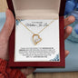 To My Beautiful Mother-In-Law | Gift Of You (Son-in-Law) | Forever Love Necklace - Gift for Mother's Day, Wedding, Birthday, Holidays - ALL4THEGIFTOFIT
