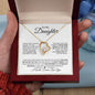 To My Daughter | I Love You to the Moon and Back | Forever Love Necklace - ALL4THEGIFTOFIT
