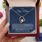 To My Step Mom | Thank You for Loving Me | Forever Love Necklace - Gift for Mother's Day, Birthdays, Holidays - ALL4THEGIFTOFIT