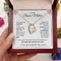 To My Bonus Mother | Life Gave Me the Gift of You | Forever Love Necklace - Gift for Mother's Day, Birthdays, Holidays - ALL4THEGIFTOFIT