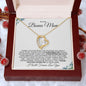 To My Bonus Mom | Thank You for Loving Me | Forever Love Necklace - Gift for Mother's Day, Birthdays, Holidays - ALL4THEGIFTOFIT