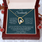 To My Soulmate | In Your Eyes I Have Found My Home | Forever Love Necklace - Gift for Wife, Fiance, Girlfriend - ALL4THEGIFTOFIT