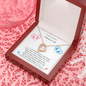 To My Amazing Mommy to Be | Love and Kicks | Love Knot Necklace - Gift for Mother's Day, Mom to Be, Baby Shower Gift, Expecting Mother, Pregnancy - ALL4THEGIFTOFIT