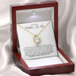 To The Best Mother-In-Law | Lucky and Blessed | Forever Love Necklace - Gift for Mother's Day, Wedding, Birthday, Holidays - ALL4THEGIFTOFIT