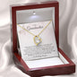 To My Grandmother | Life Gave Me The Gift Of You | Forever Love Necklace - Gift for Mother's Day. Birthday, Holidays - ALL4THEGIFTOFIT