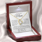 To My Beautiful Mom | You Mean The World To Me - Loving Son | Forever Love Necklace - ALL4THEGIFTOFIT
