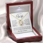 To My Beautiful Wife - I Can't Live Without You | Forever Love Necklace - Gift for Soulmate, Birthday, Anniversary - ALL4THEGIFTOFIT