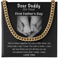 Dear Daddy - On Your First Father's Day | I Really Love You - ALL4THEGIFTOFIT