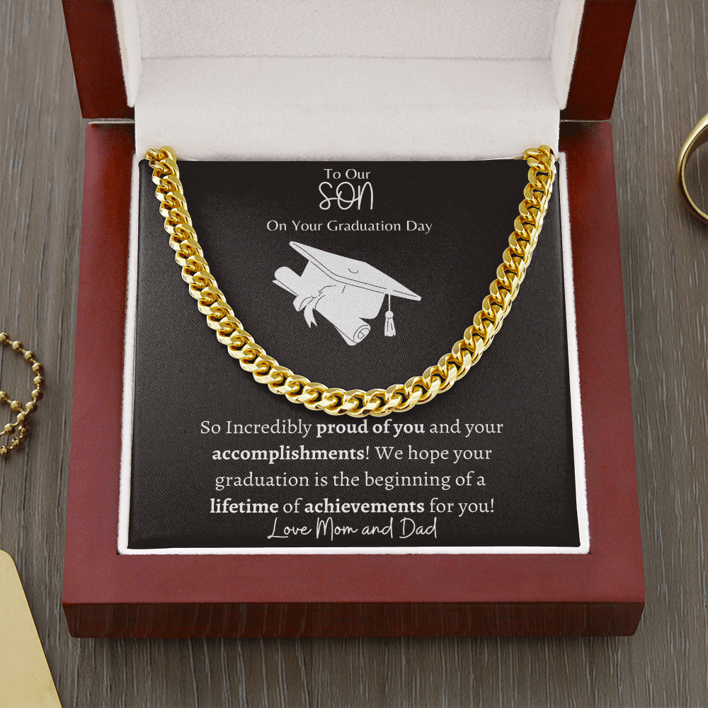 To Our Son On Your Graduation Day | Love Mom & Dad - ALL4THEGIFTOFIT