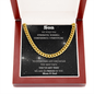 Son | We Are So Proud Of You | Mom & Dad | Cuban Link Chain - ALL4THEGIFTOFIT